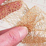 Web Mesh Ribbon - Kraft