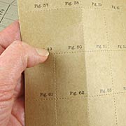 Perforated Stamps - Kraft*