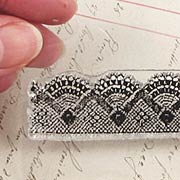 Lace Border Clear Stamp