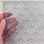 6x6 Stencil - Lace Trim