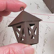 Miniature Rusty Metal Lantern