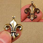 Large Fleur de Lis Charm