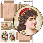 Las Rosas Mini Cigar Boxes Collage Sheet