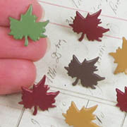 Oak Leaf Brads - Fall Colors