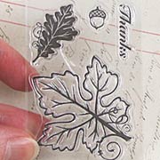 Small Leaves Clear Stamp Set