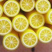 Polymer Clay Lemon Cane