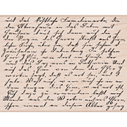 Old Letter Writing Rubber Stamp