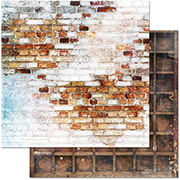 Life In Color Bricks Scrapbook Paper