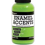 Enamel Accents - Electric Lime