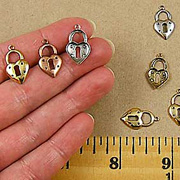 Lock Charms - 3 Colors