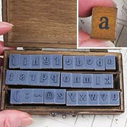 Lower Case Alphabet Stamp Set - Gift Box
