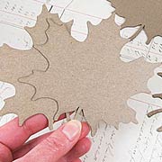 Maple Leaf Die-Cut Chipboard