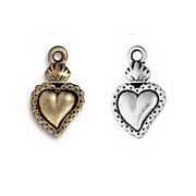 Sacred Heart Milagro Charms