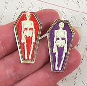 Miniature Skeleton Coffins*