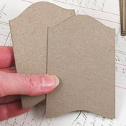 Mini Concertina Chipboard Pennants