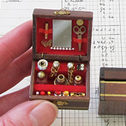 Mini Wooden Make-up or Jewelry Box