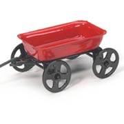 Miniature Red Wagon