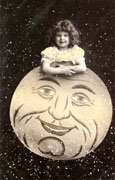 Moon Girl Postcard