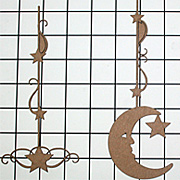 Chipboard String Alongs - Moon & Stars*