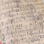 Distressed Old Sheet Music Scrapbook Paper