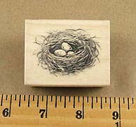 Nest Rubber Stamp