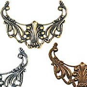 Art Nouveau Curved Filigree