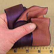 1-1/2 Inch Opaque Purple Iridescent Ribbon