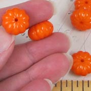 Orange Pumpkin Beads*
