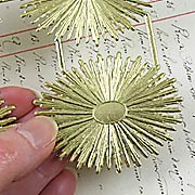 Gold Oval Dresden Halos