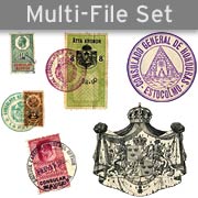 Passport Stamps Set Download