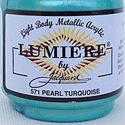Lumiere Metallic Acrylic Paint - Pearl Turquoise