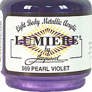 Lumiere Metallic Acrylic Paint - Pearl Violet