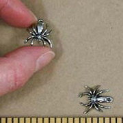 Pewter Spider Charms