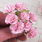 Mulberry Paper Carnations - Pink*