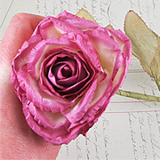 Large Fuchsia Pink Paper Rose