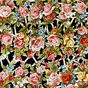 Pink Roses Dresden Scraps
