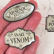 Poison Bottle Sign Tags