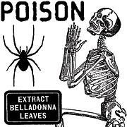Poison Rubber Stamp Set