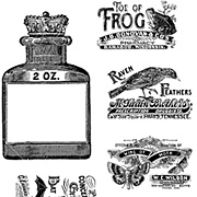 Rare Oddities Cling Stamps #3 - Potions