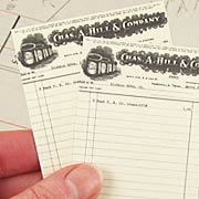 Vintage Receipts - ATC Size