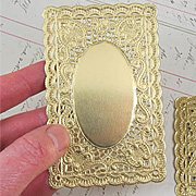 Gold Dresden Doily Frame