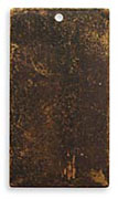 Rectangular Brass Pendant Blanks
