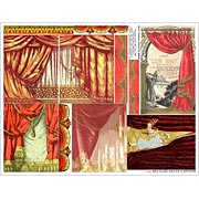 Red Slide Mailer Curtains