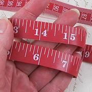 Fire Engine Red Tape Measure Trim