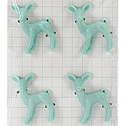 Oh Deer Resin Charms - Turquoise*