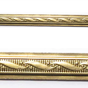 Embossed Brass Trim - Ribbon Scroll