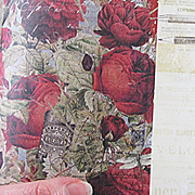 Stationers Desk Roses Are Red Scrapbook Paper