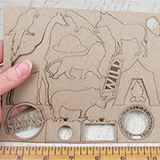 Safari Chipboard Silhouettes