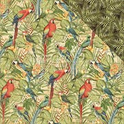 Safari Fern Birds Of A Feather Scrapbook Paper