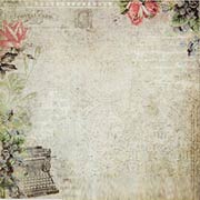 Sanctuary Scrapbook Paper - Correspondence